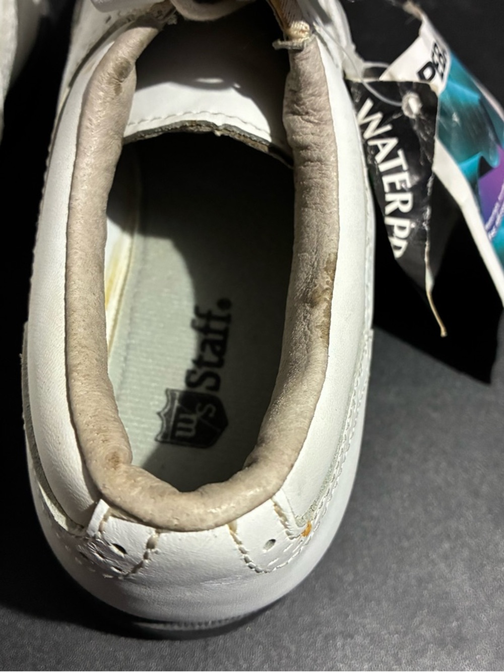 Wilson Staff White Leather Kiltie Wingtip Golf Shoes Loafers Size 7.5 Spiked - Picture 8 of 10